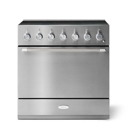 AGA Mercury Series 36 Inch Wide 4.9 Cu. Ft. Slide In Induction Range with True European Convection Stainless Steel